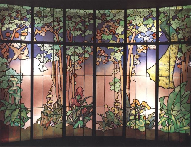 アールヌーボーステンドグラス（ジャック・グリュベール）