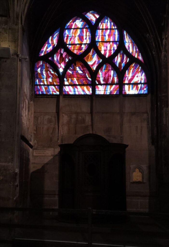 ジャン・バゼーヌのステンドグラス『終油』