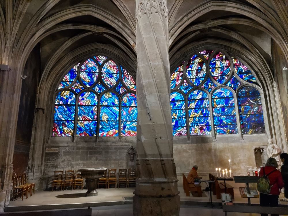 ジャン・バゼーヌのステンドグラス『洗礼』